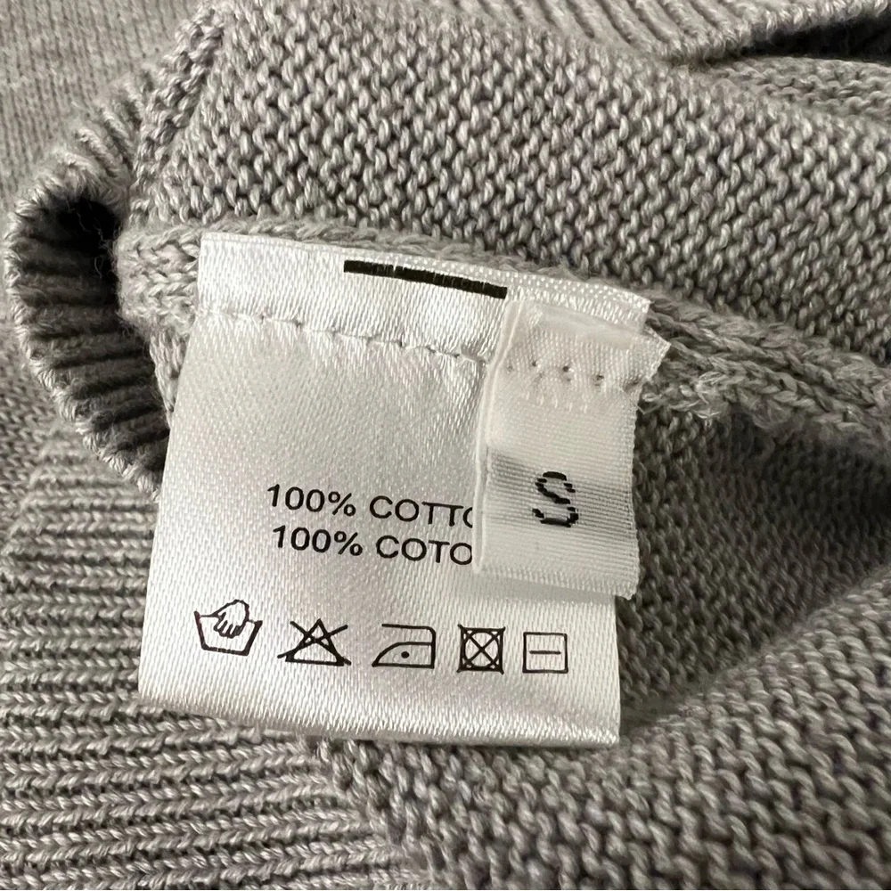 Alexandra Golovanoff light grey Cotton sweater crewneck S - Picture 5 of 7